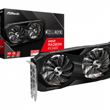 Tarjeta de Video ASRock AMD Radeon RX 6600 Challenger D 8GB, 8GB 128-bit GDDR6, PCI Express 4.0