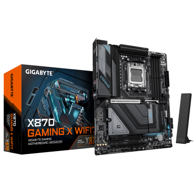 Tarjeta Madre Gigabyte X870 GAMING X WIFI7, ATX, Socket AM5, AMD X870, 256GB DDR5, HDMI para AMD