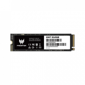 SSD Acer GM7 NVMe, 512GB, PCI Express 4.0, M.2