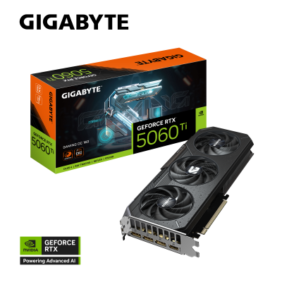 Tarjeta de Video Gigabyte GeForce RTX 5060 Ti GAMING OC 16G