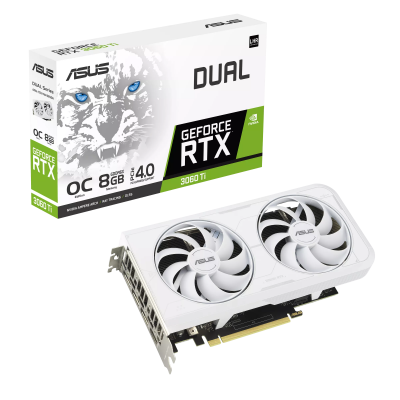 Tarjeta de Video ASUS NVIDIA Dual GeForce RTX 3060 Ti White OC, 8GB 256-bit GDDR6X, PCI Express 4.0