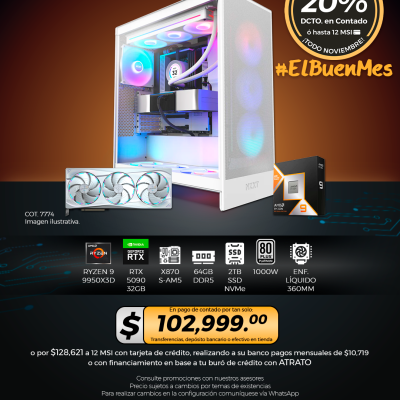 PC GAMER AMD Ryzen 9 9950X3D, RTX 5090 MASTER ICE 32GB, 64GB RAM, 2TB SSD