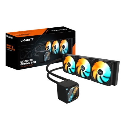 ENFRIAMIENTO LIQUIDO GIGABYTE 3x120MM ARGB 2200RPM BLACK GP GIGABYTE GME 360