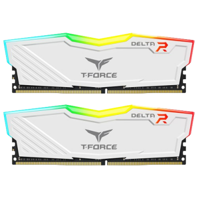 Kit Memoria RAM Team Group T-Force Delta RGB DDR5 / 6000MHz / 32GB (2x16GB) / Non-ECC / CL38 / Blanco