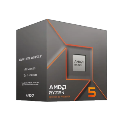 Procesador AMD Ryzen 5 8400F, S-AM5, 4.7GHz, 6-Core, 16MB L3 Cache - incluye Disipador Stealth