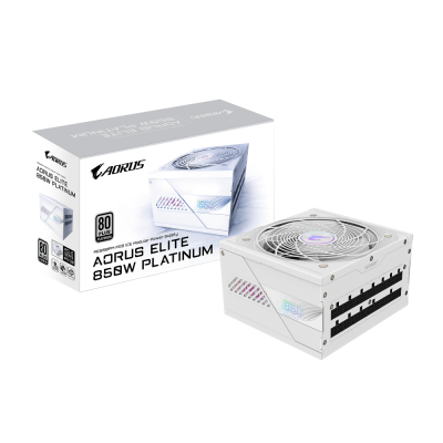 Fuente de Poder AORUS ELITE P850W 80 PLUS Platinum, Modular, 24-pin ATX, 120mm, 850W