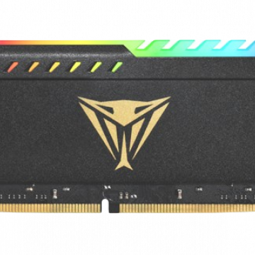 Memoria RAM Patriot Viper Steel RGB DDR4, 3600MHz, 16GB, Non-ECC, CL20, XMP