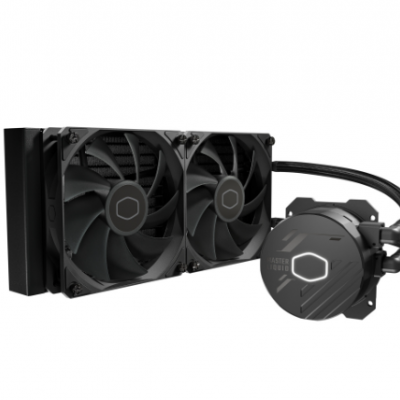 Cooler Master MasterLiquid 240L Core Enfriamiento Líquido para CPU, 2x 120mm, 650 - 1750RPM