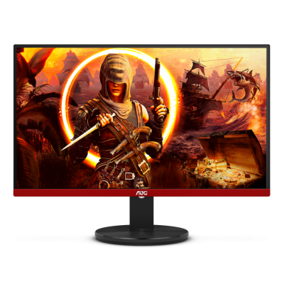 Monitor Gamer AOC G2490VX LED 23.8", Full HD, FreeSync Premium, 144Hz, HDMI, Negro/Rojo