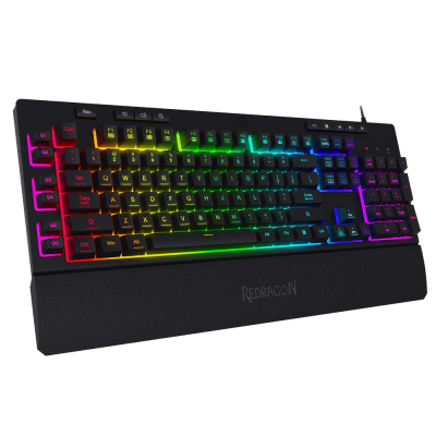 K512RGB-SP SHIVA BLACK TECLADO REDRAGON MEMBRANA 100% ESPAÑOL