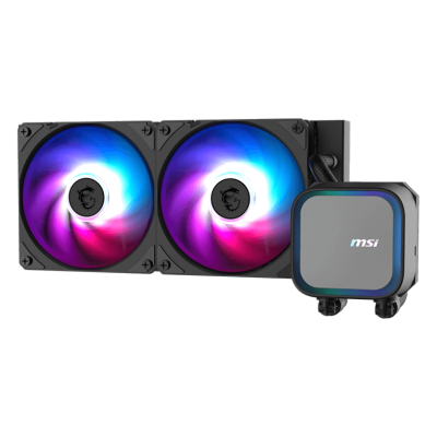 Enfriamiento Líquido MSI MAG CORELIQUID A13 240 - 2 Ventiladores - 3800 RPM - RGB