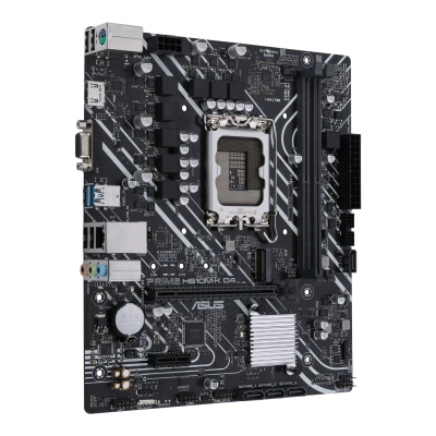 Tarjeta Madre ASUS Micro-ATX H610M-K D4, S-1700, Intel H610, HDMI, 64GB DDR4 para Intel ? Requiere Actualización de BIOS para Procesadores Intel 13va. Generación