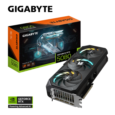 Tarjeta de Video Gigabyte GeForce RTX 5080 GAMING OC 16G