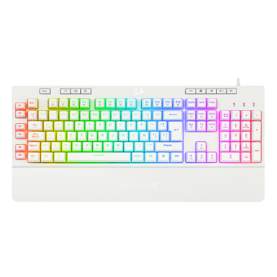 K512WRGB-SP SHIVA WHITE TECLADO REDRAGON MEMBRANA 100% ESPAÑOL