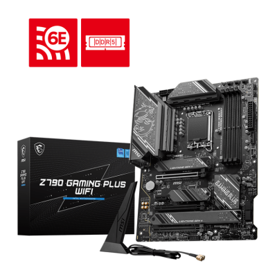 Tarjeta Madre MSI Z790 GAMING PLUS WIFI, ATX, LGA 1700, Intel Z790, 192GB DDR5, HDMI/DP para Intel