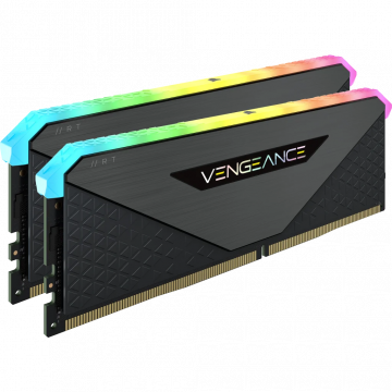 Kit Memoria RAM Corsair Vengeance RGB RT DDR4, 3600MHz, 16GB (2 x 8GB), CL18, XMP