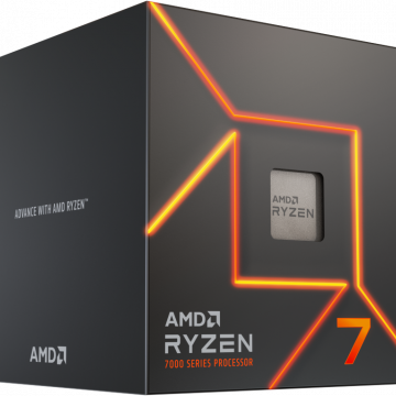 Procesador AMD Ryzen 7 7700, S-AM5, 3.80GHz, 8-Core, 32MB Cache - con Disipador Wraith Prism
