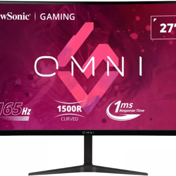 Monitor Gamer Curvo Viewsonic VX2718-2KPC-MHD LED 27", Quad HD, 165Hz, HDMI, Bocinas Integradas (2 x 2W), Negro