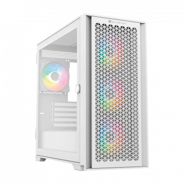 Gabinete Balam Rush Carbono Twin Mate 6000 con Ventana RGB, Midi-Tower, Micro-ATX/Mini-ITX, USB 3.0/2.0, sin Fuente, 4 Ventiladores RGB Instalados, Blanco