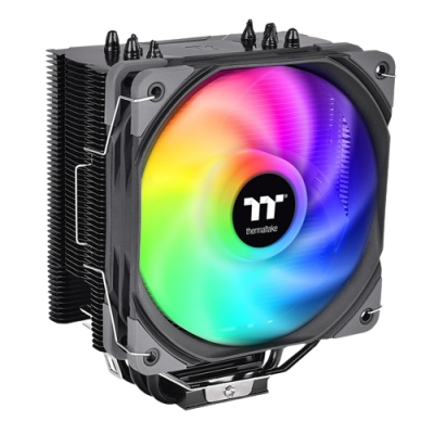 Disipador CPU Thermaltake UX200 SE ARGB, 120mm, 800-1800RPM, Negro/Blanco