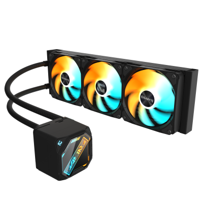 ENFRIAMIENTO LIQUIDO GIGABYTE 3x120MM ARGB 2200RPM BLACK GP GIGABYTE GME 360
