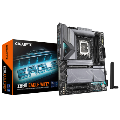 Tarjeta Madre Gigabyte Z890 EAGLE WIFI7, ATX, LGA 1851, Intel Z890, 256GB DDR5, HDMI/DP para Intel
