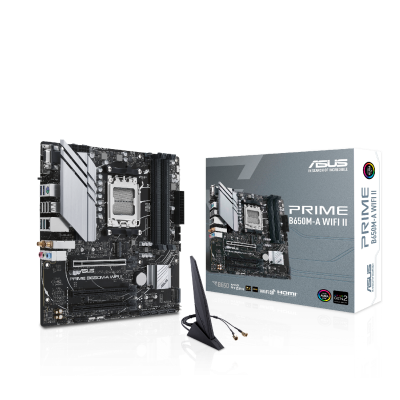 Tarjeta Madre ASUS Micro ATX PRIME B650M-A WIFI ll, S-AM5, B650, HDMI, 128GB DDR5 para AMD