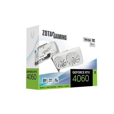 Tarjeta de Video Zotac NVIDIA GAMING GeForce RTX 4060 8GB Twin Edge OC White, 8GB 128-bit GDDR6, PCI Express x8 4.0