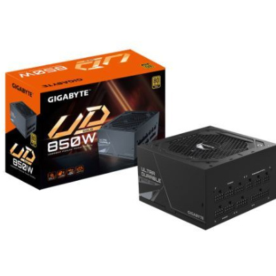 Fuente de Poder Gigabyte UD850GM 80 PLUS Gold, Modular, 20+4 pin ATX, 120mm, 850W