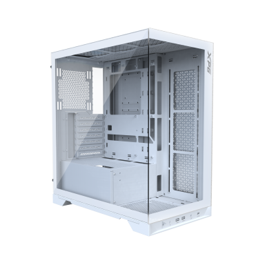 Gabinete XPG INVADER X, Midi-Tower, ATX/Micro-ATX/Mini-ITX, USB 3.0, sin Fuente, 5 Ventiladores Instalados, Blanco