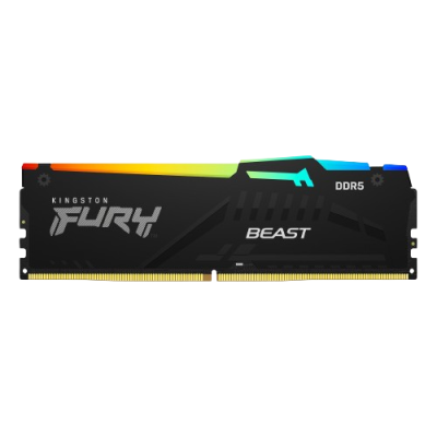 Memoria RAM Kingston Fury Beast RGB DDR5, 5600MHz, 32GB, CL40, XMP