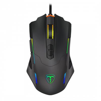 Mouse Gamer T-Dagger Óptico Brigadier T-TGM206, Alámbrico, USB, 7200DPI, Negro