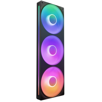 Ventilador NZXT F360 RGB Core, 360mm, 500 - 2400RPM, Negro