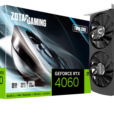 Tarjeta de Video Zotac NVIDIA GeForce RTX 4060 8GB Twin Edge Gaming, 8GB 128-bit GDDR6, PCI Express x8 4.0