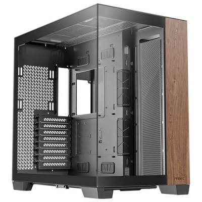 Gabinete Antec C8 WOOD / Full-Tower, E-ATX/ATX/M-ATX/ITX / USB 2.0/3.0 / Sin Fuente / Wood / C8 WOOD