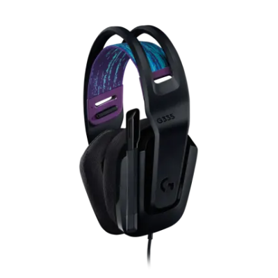 Logitech Audífonos Gamer G335 para PC/Xbox/PS4/Nintendo Switch, Alámbrico, 3.5mm, Negro
