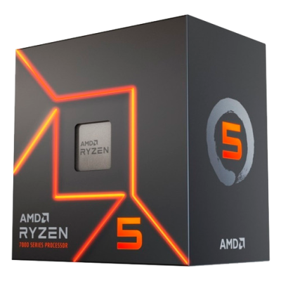 Procesador AMD Ryzen 5 7600X, S-AM5, 4.70GHz, Six-Core, 32MB L3 Cache - no Incluye Disipador
