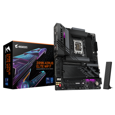 Tarjeta Madre Gigabyte Z890 A ELITE WIFI7, ATX, LGA 1851, Intel Z890, 256GB DDR5, HDMI/DP para Intel