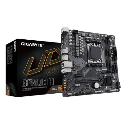 Tarjeta Madre Gigabyte Micro ATX B650M H, S-AM5, AMD B650, 96GB DDR5 para AMD