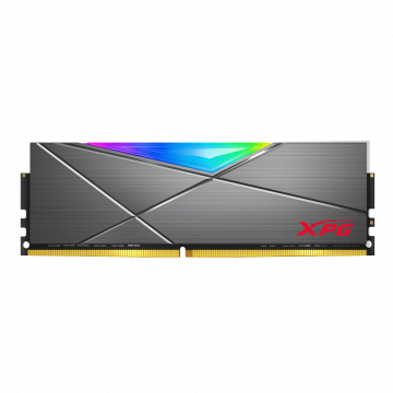 Memoria Ram XPG Spectrix D50 Titanio DDR4, 3200MHz, 16GB, Non-ECC, CL16, XMP, Gris