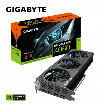 Tarjeta de Video Gigabyte NVIDIA GeForce RTX 4060 EAGLE OC 8G, 8GB 128-bit GDDR6, PCI Express 4.0