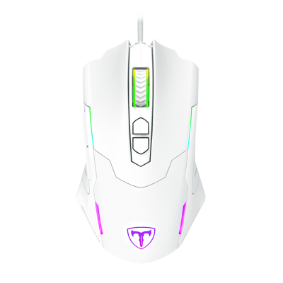 Mouse Gamer T-Dagger Óptico Brigadier T-TGM206, Alámbrico, USB, 7200DPI, Blanco