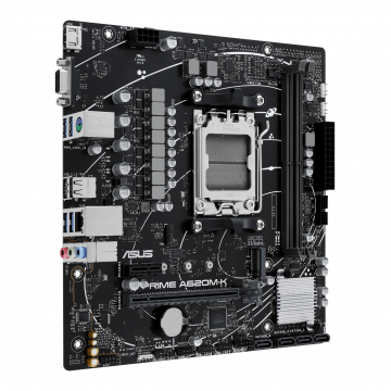 Tarjeta Madre ASUS Micro-ATX PRIME A620M-K, S-AM5, AMD A620, HDMI, 96GB DDR5 para AMD
