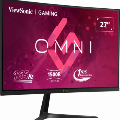 Monitor Gamer Curvo Viewsonic VX2718-2KPC-MHD LED 27", Quad HD, 165Hz, HDMI, Bocinas Integradas (2 x 2W), Negro