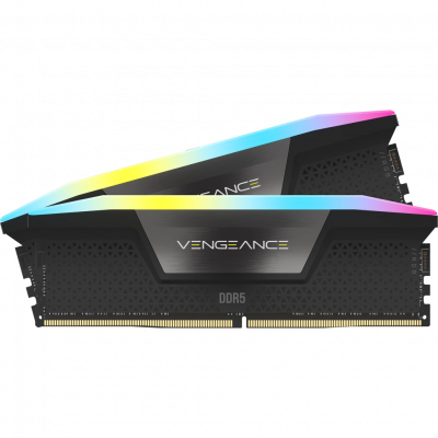 Kit Memoria RAM Corsair Vengeance RGB DDR5, 5600MHz, 32GB (2 x 16GB), CL36, XMP