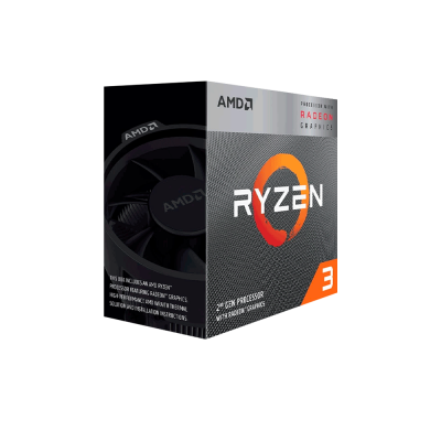 Procesador AMD Ryzen 3 3200G con Gráficos Radeon Vega 8, S-AM4, 3.60GHz, Quad-Core, 4MB L3, con Disipador Wraith Stealth