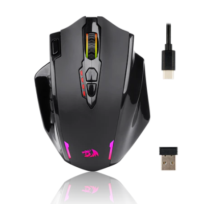 M913 IMPACT ELITE BLACK MOUSE REDRAGON WIRELESS 2.4GHz
