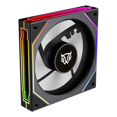 Ventilador Balam Rush EOLOX LINK-R EXL95R, 3x 120mm, 1800RPM, ARGB, Negro