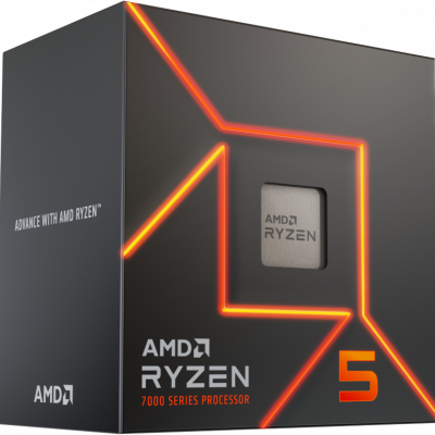 Procesador AMD Ryzen 5 7600X, S-AM5, 4.70GHz, Six-Core, 32MB L3 Cache - no Incluye Disipador