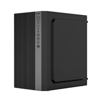 Gabinete Acteck Zenith GI656, Mini Tower, Micro-ATX, USB 3.0, con Fuente 500W, 1 Ventilador Instalado, Negro